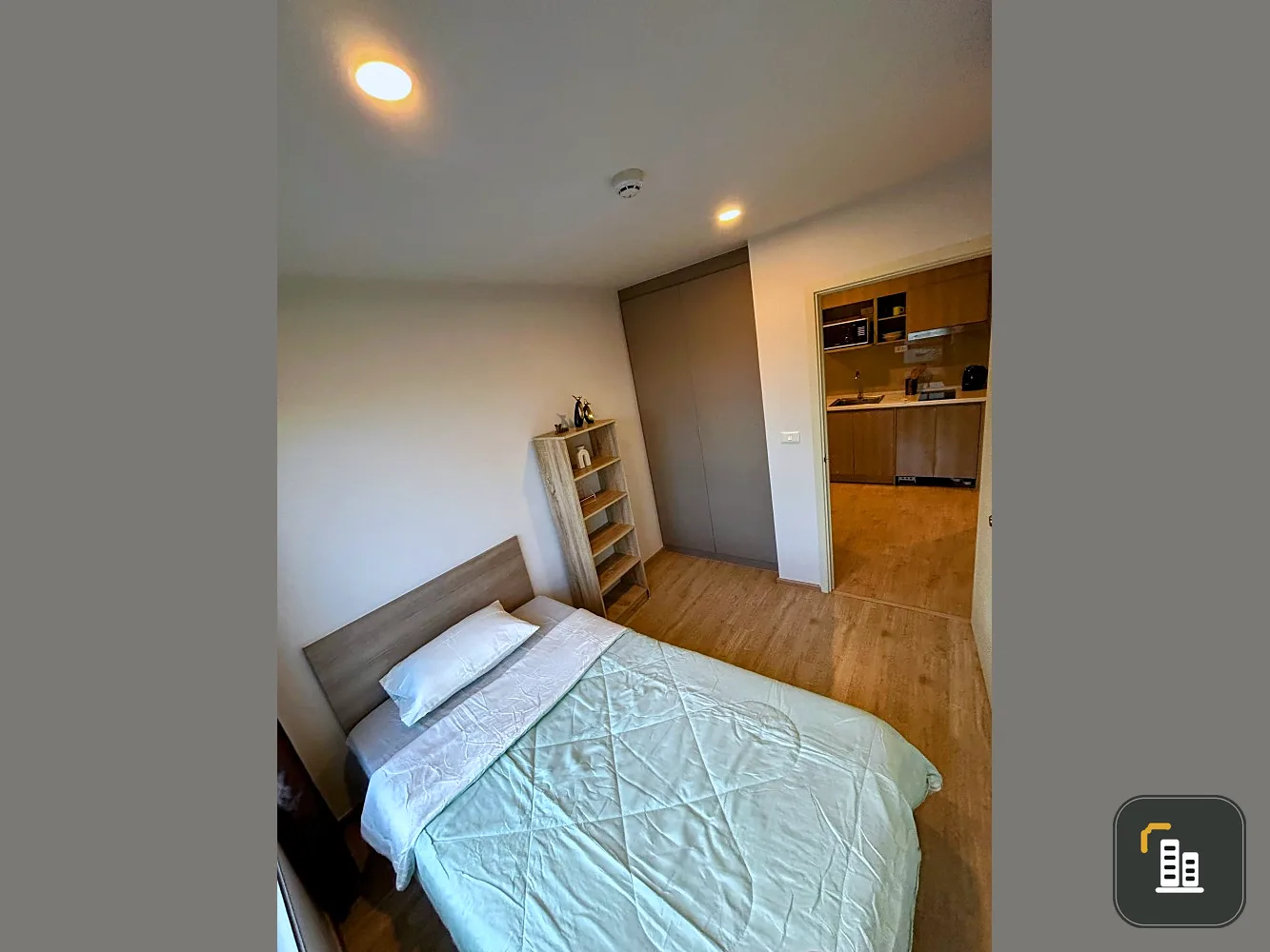 Condo for rent or sale, Elio Del Moss Phahon Yothin 34, 2 bedrooms, 1 bathroom, 7th floor, beautiful view, just bring your luggage.