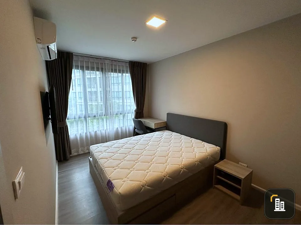 For sale: D Condo Hideaway Rangsit Phase 4, Building C, 3rd floor, garden view, fully furnished room, ready to move in, reserve now.