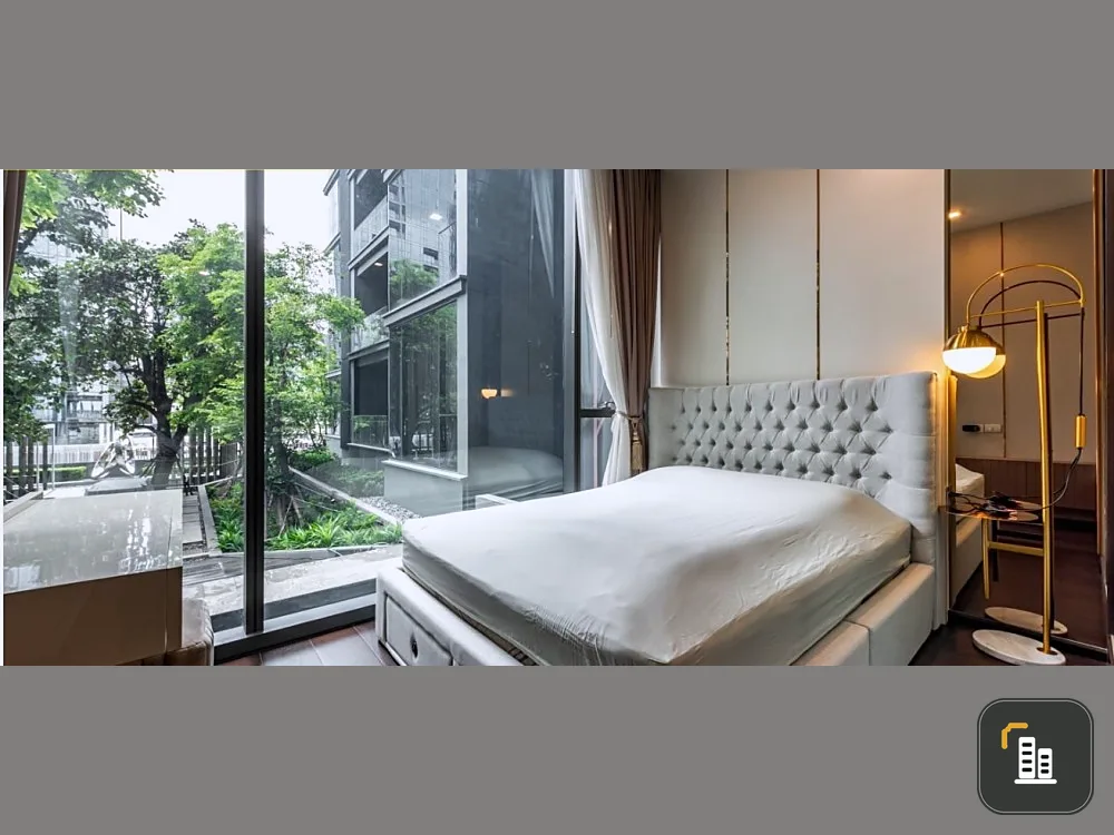 For sale: Laviq Sukhumvit 57, fully furnished, ready to move in, balcony next to the garden, fully built-in, all in one place.