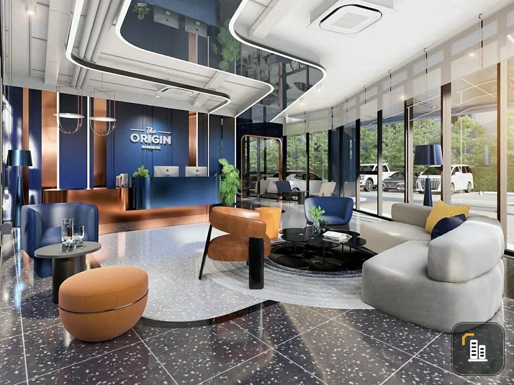 Selling down payment, The Origin Bang Khae, 6th floor, Building D, corner room, city view, hurry and book now, don't miss out.