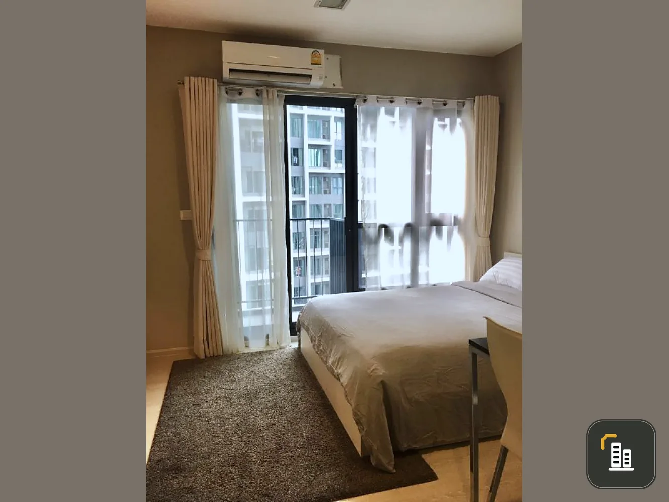 Condolette Mist Rama 9 for sale, beautiful room fully dressed ready Chilling like this. Must be this room. Rent it now
