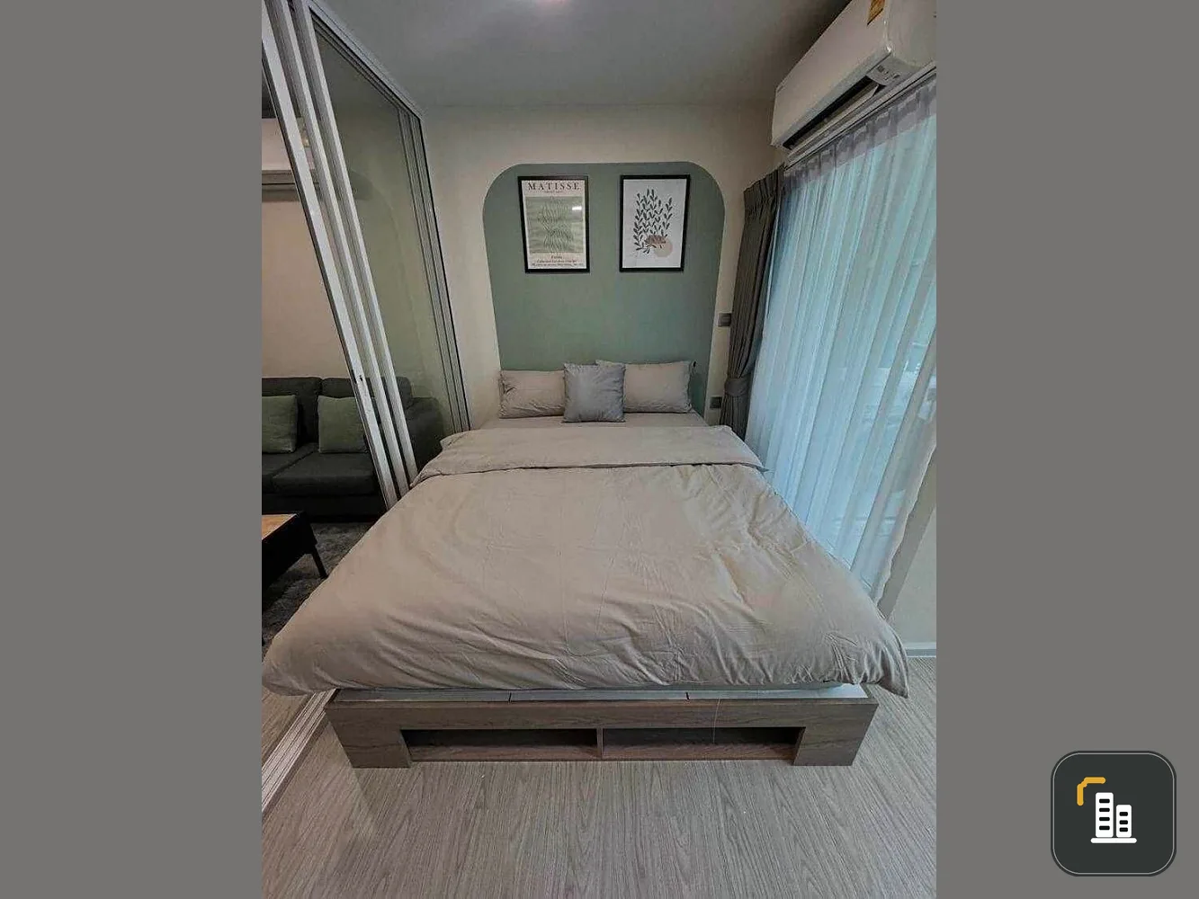 For rent: Kave Condo, beautiful room, nice to live in, comes with complete decorations, book now, don't miss out, hurry!