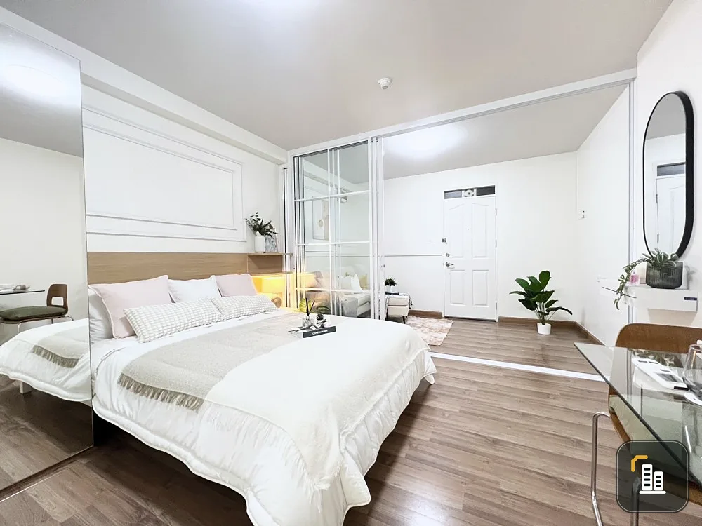 Urgent sale!! Condo City Home Ratchada-Pinklao (Charansanitwong 95) Beautiful room, fully furnished, good price, don't miss it!!