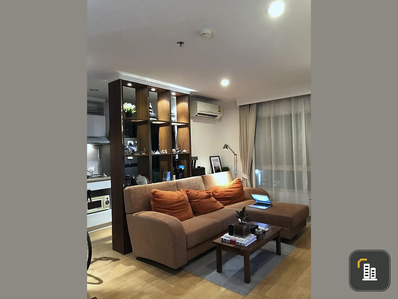 For sale: Lumpini Place Srinakarin-Hua Mak Station, 2nd floor, fully furnished, ready to move in, reserve now, urgently.
