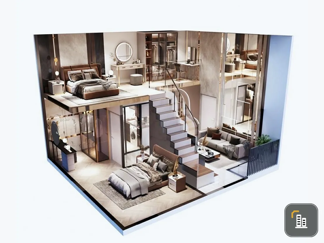 Down payment sale Origin Plug and Play Sirindhorn Station, high floor, Duo Space room, 2 floors, private, urgent reservation