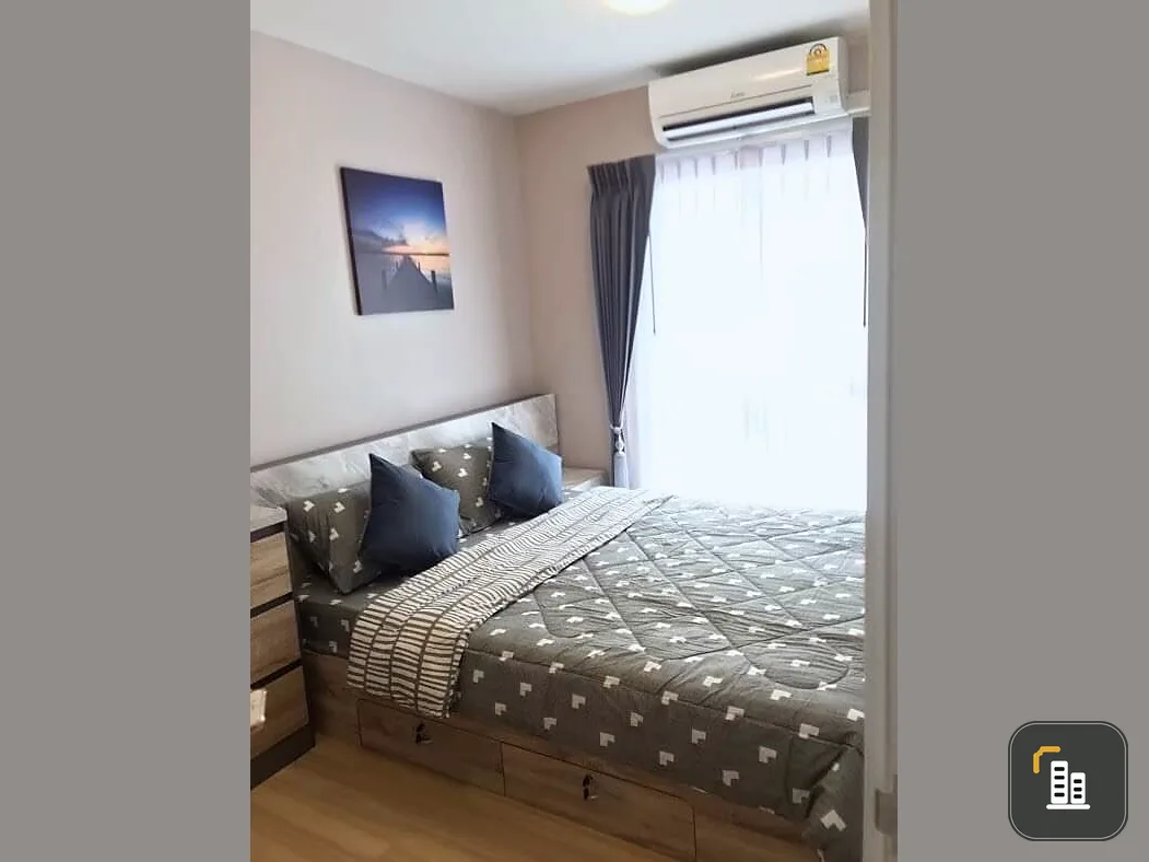 For sale:rent Plum Condo Chaengwattana Station Phase 2, 5th floor, pool view, fully furnished, ready to move in, reserve now, don't miss out.