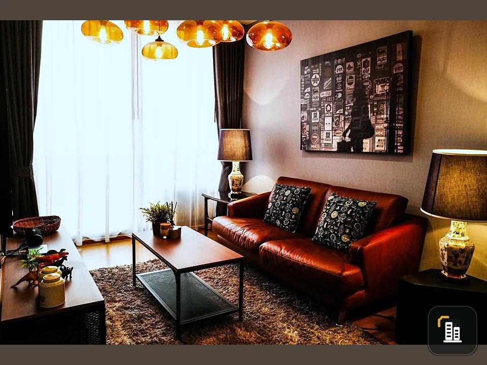 For rent: Noble Revo Silom, stylishly decorated room, looks very nice, Chao Phraya River view, you will regret it if you miss it.