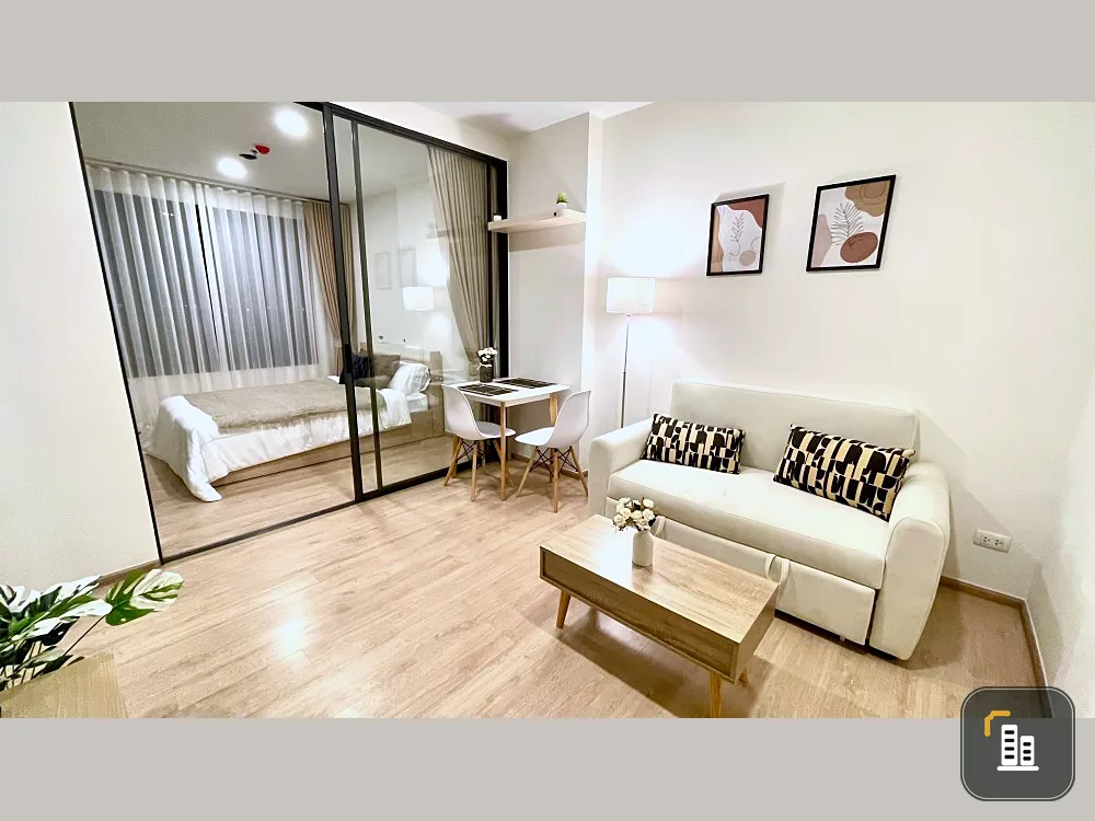 For rent, Chewathai Kaset Nawamin condo, 10th floor, fully furnished condo, ready to move in, hurry to book now