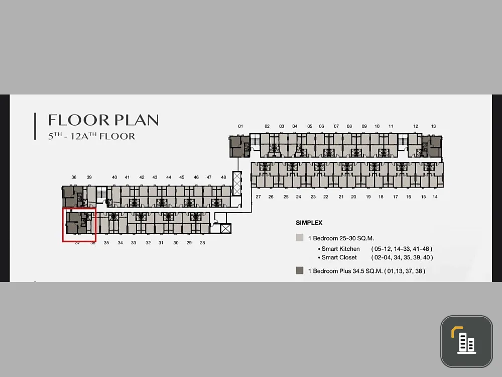 So Origin Phahonyothin 69 Station, 6th floor, west side, 1 bedroom-Plus, interested, hurry and reserve now, urgent.