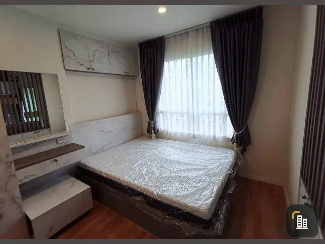 For sale, for rent, Lumpini Ville Phra Nang Klao-Riverview, 5th floor, bright room, very good built-in, you should not miss it.