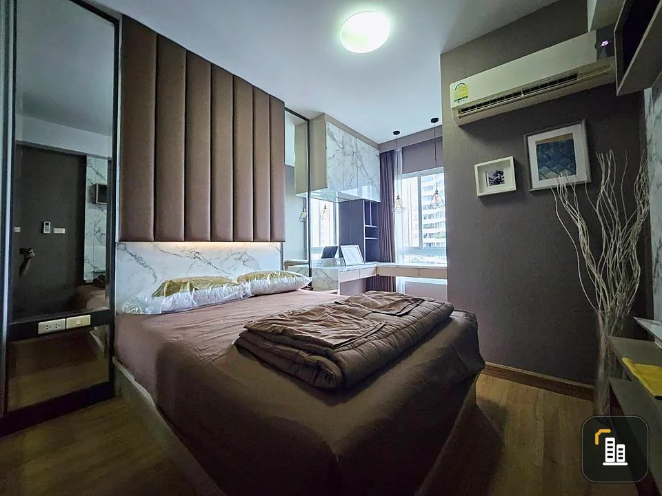 Urgently for rent, Supalai River Resort Condo, fully furnished room, ready to move in, well built-in, must move in immediately.