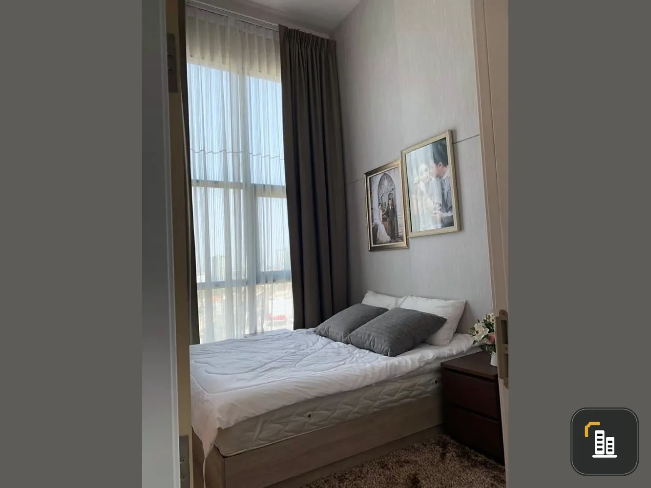 For sale: Knightsbridge Tiwanon, 2 bedrooms, 15th floor, beautiful room, fully furnished, book now, don't miss out.
