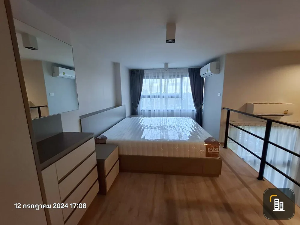 For rent!! Condo Ideo Rama 9 - Asoke Duplex room, 33rd floor, beautiful room, ready to move in, hurry to book now!!