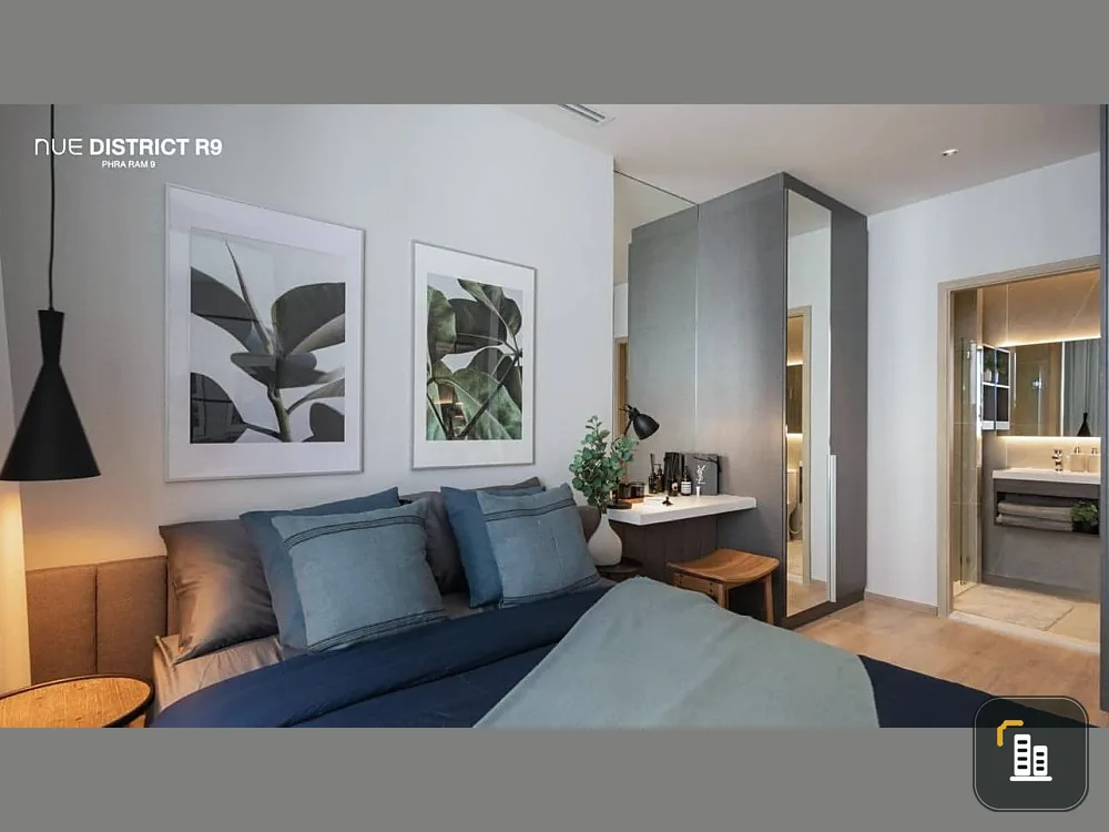 Selling down payment Noble New District R9 Fully Furnished, prime location Rama 9, open view, no blockage, must reserve now.