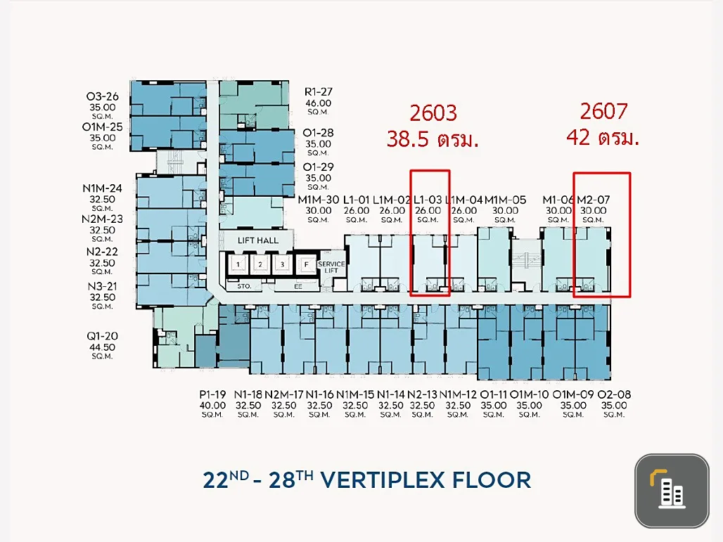 Selling down payment, Aspire Vibha-Victory, high floor, Vertiplex room, high ceiling, spacious, comfortable, hurry and reserve now!