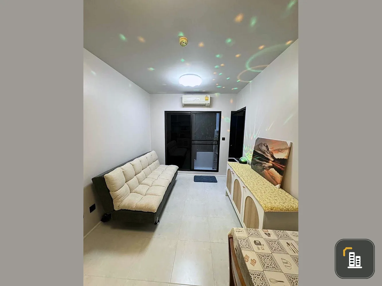 Condo for sale, Ease 2 Rama 2, corner room, private, partitioned, convenient to travel, hurry to reserve ownership.