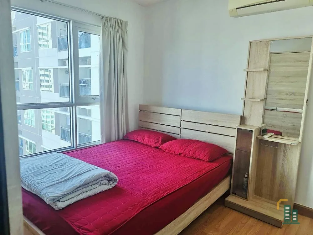 Condo for rent: The Aspire Rama 4, 18th floor, large room, fully furnished, ready to move in, just bring your own luggage and you can move in.