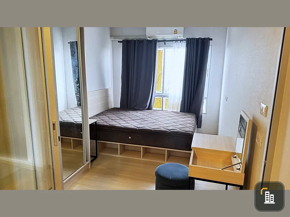 For rent: Plum Condo Park Rangsit Phase 1-3, 6th floor, fully furnished, clean and comfortable room, must arrange.