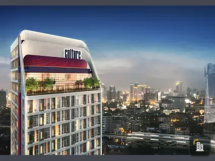 Selling down payment, Culture Thonglor, high floor, spacious room, open view, comfortable to the eyes, if interested, hurry and reserve now.