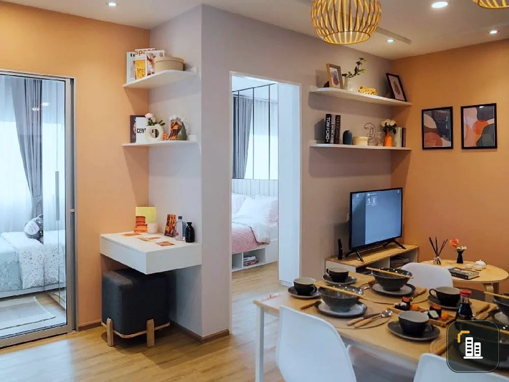 Down payment for sale, Sena Kit Bangna - Km.29, 5th floor, not very high, separate rooms, open view, interested, hurry and book now.