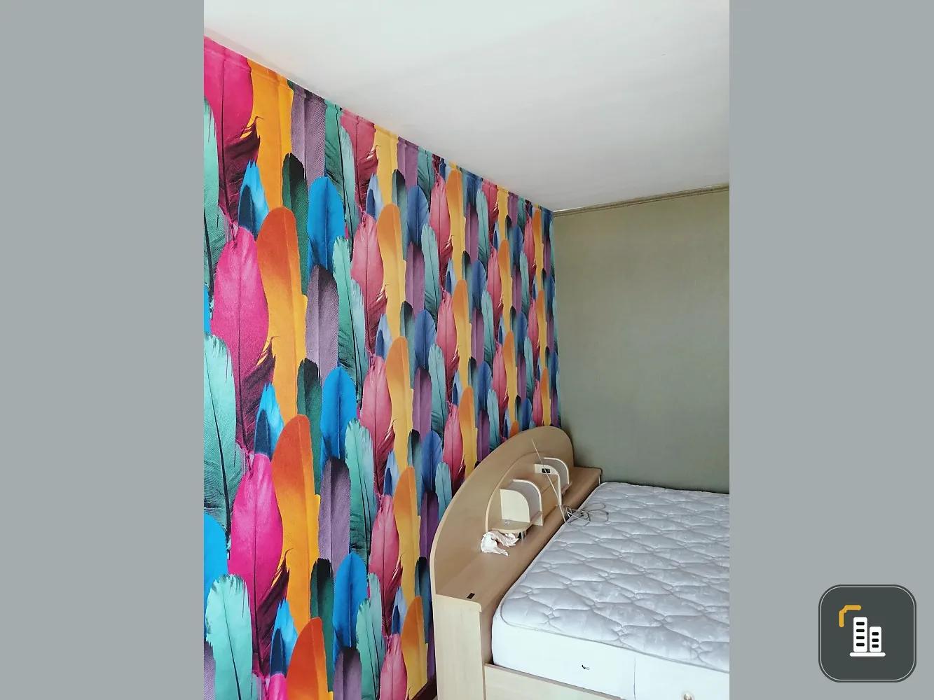 For sale, for rent, Thararin Chao Phraya, brightly colored room, with good wallpaper, hurry up and become the owner.