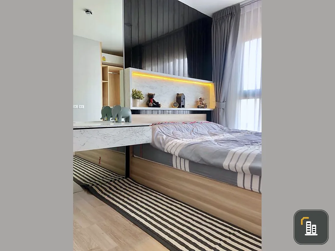 Oh wow, very new room, rent now Plum Condo Ramkhamhaeng Station, high floor, drink black, the atmosphere is great. Do not miss it.