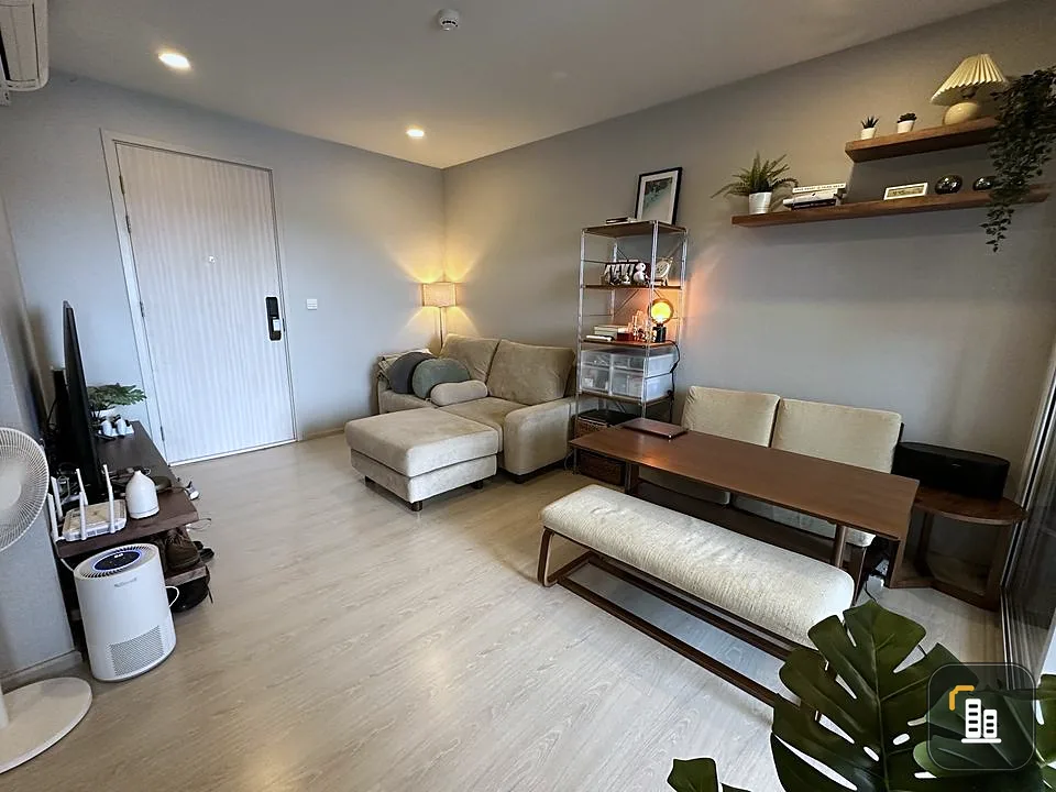 For sale: The Tree Sukhumvit 64, beautiful room, decorated in a cozy style, with good furniture and electrical appliances. Don't miss it.