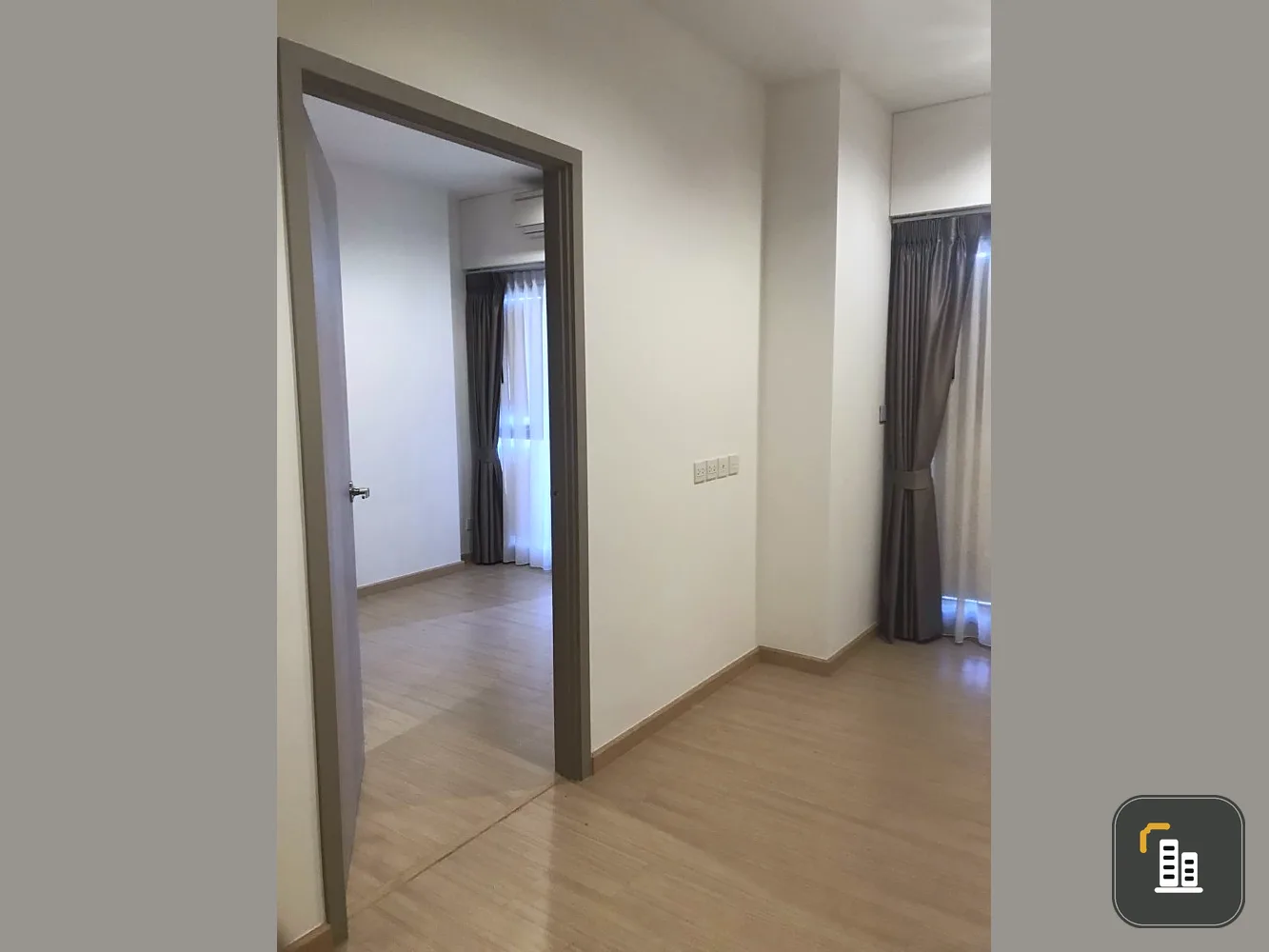 Condo for sale, Wisdom Connect Sukhumvit, 14th floor, empty room, partitioned into sections. Decorators, don't miss out. Come and reserve now.