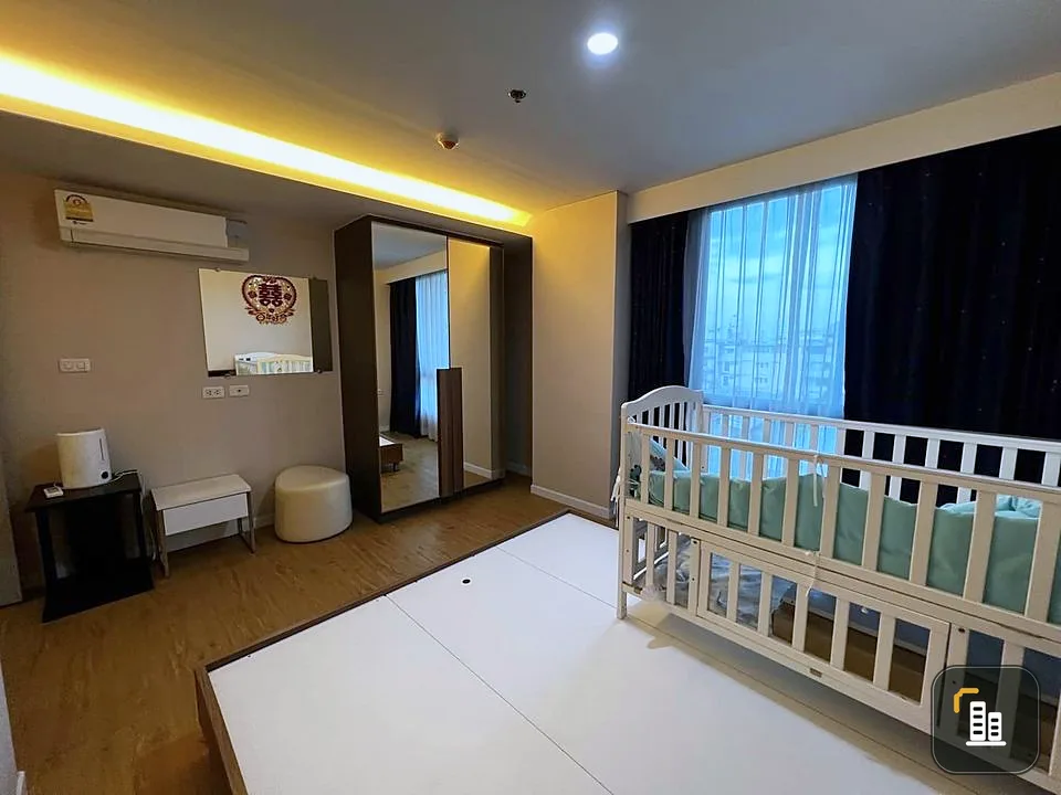 Condo for sale, Siamese Nanglinchi, 5th floor, not very high, spacious room, partitioned, quiet, peaceful, you must not miss it.