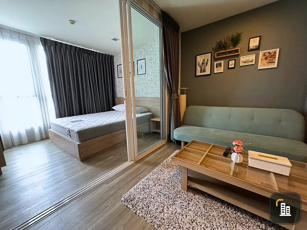Condo for sale, Monique Sukhumvit 64, spacious room, decorated in Japanese style, fully furnished, if you don't book, you'll really miss out.