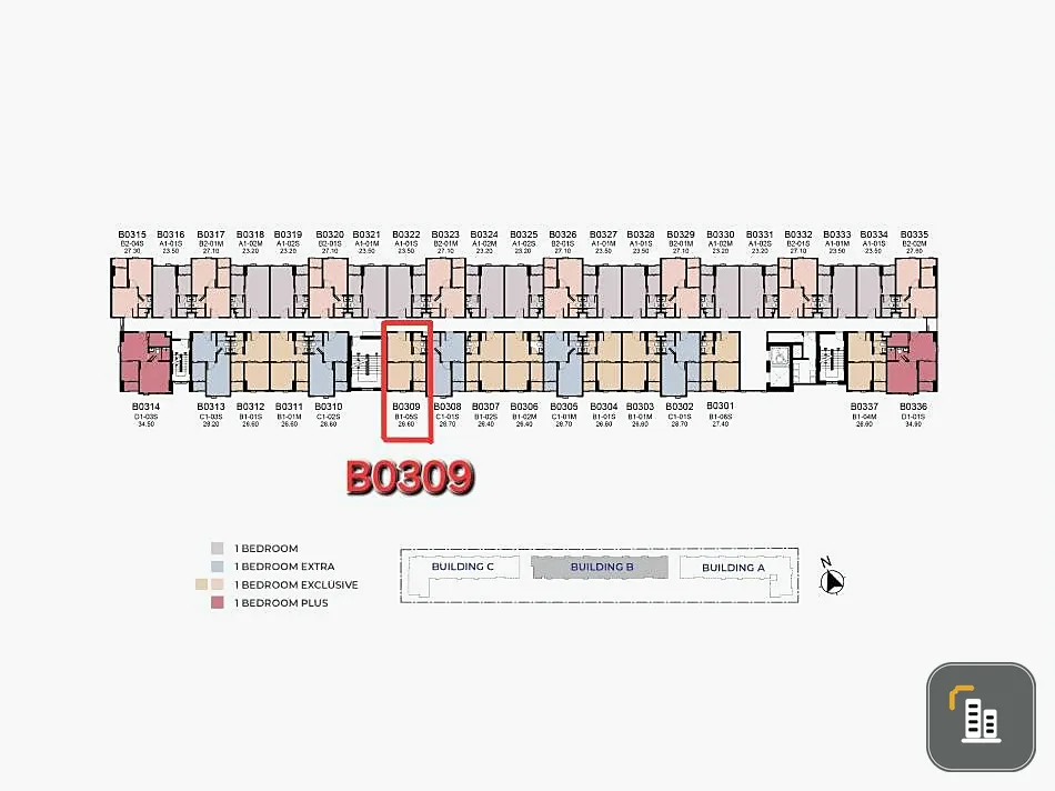 Selling down payment, Atmoz Season Lat Krabang, One Bedroom Exclusive, good price, hurry and reserve now.