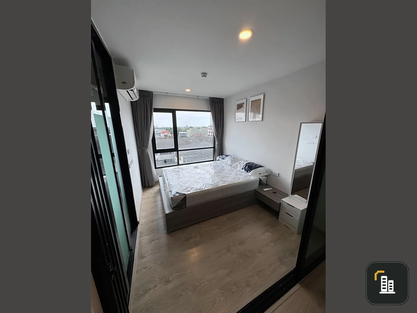 For sale: The Origin Sukhumvit 105, separate room, fully furnished, book now, don't miss out.