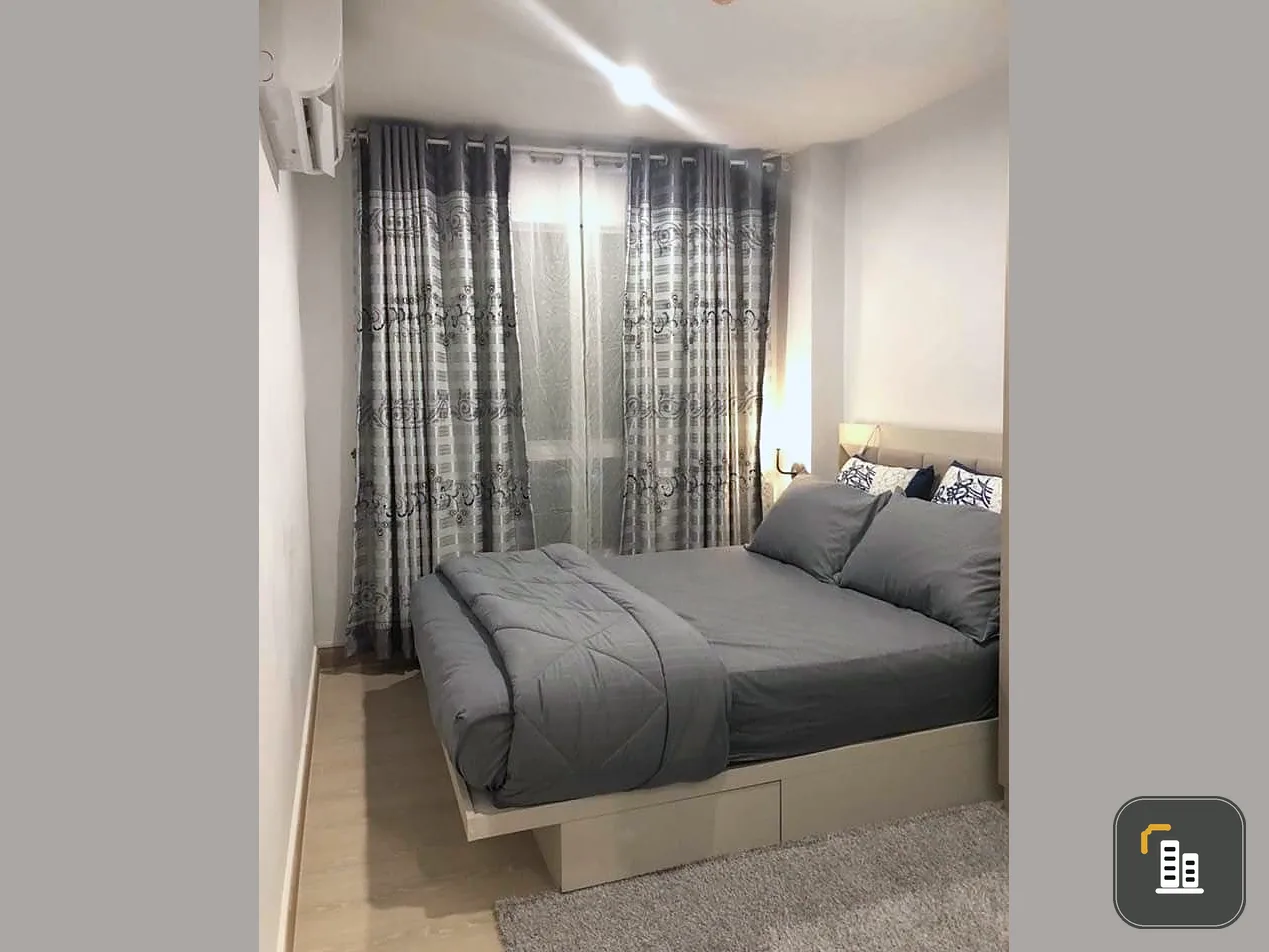 For sale: The Kith Plus Sukhumvit 113, 3rd floor, not very high, simply decorated room, hurry and reserve your place as an owner.