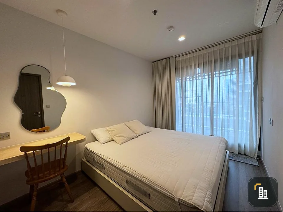 For rent: Life Ladprao Valley, a room decorated in a simple, minimalist Korean style, complete with electrical appliances, get it now!
