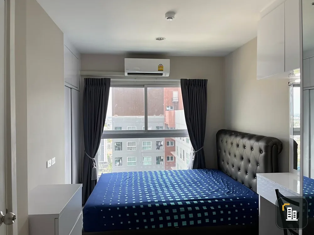 For sale: Plum Condo Ramkhamhaeng Station, corner room with high privacy, high floor, very good breeze, if you don't book, you'll really miss out.
