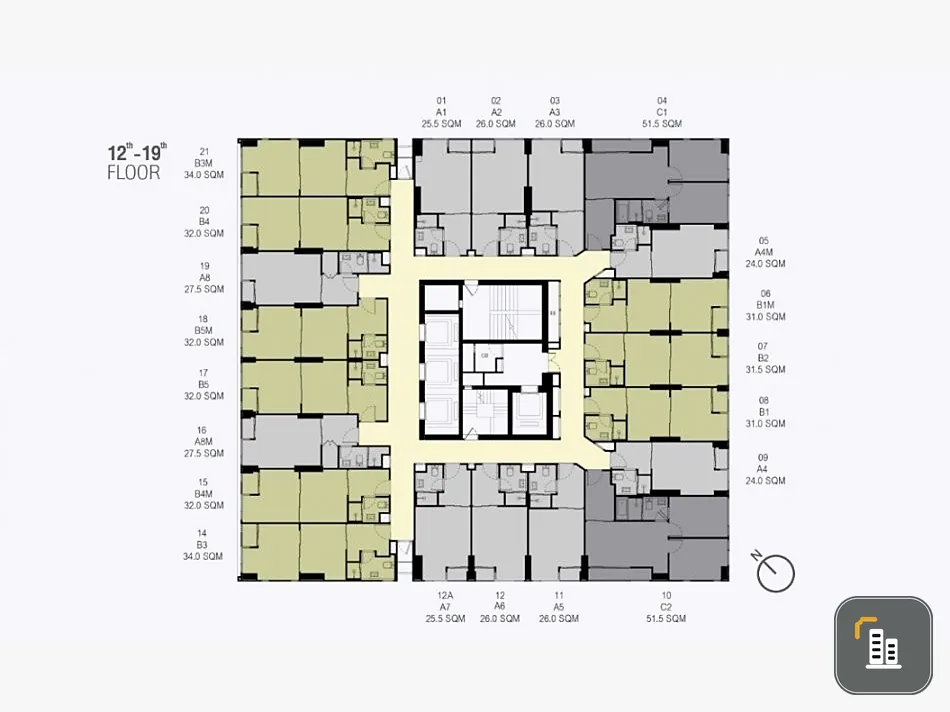 Selling down payment Culture Thonglor, 14th floor, position 15, good project, great location, interested, hurry and reserve now, urgent.