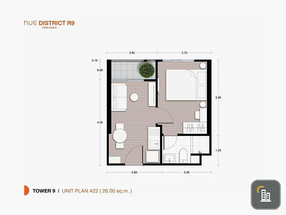 Sell down payment Noble New District R9, view of the central garden of ONE9FIVE, full facilities, book now!