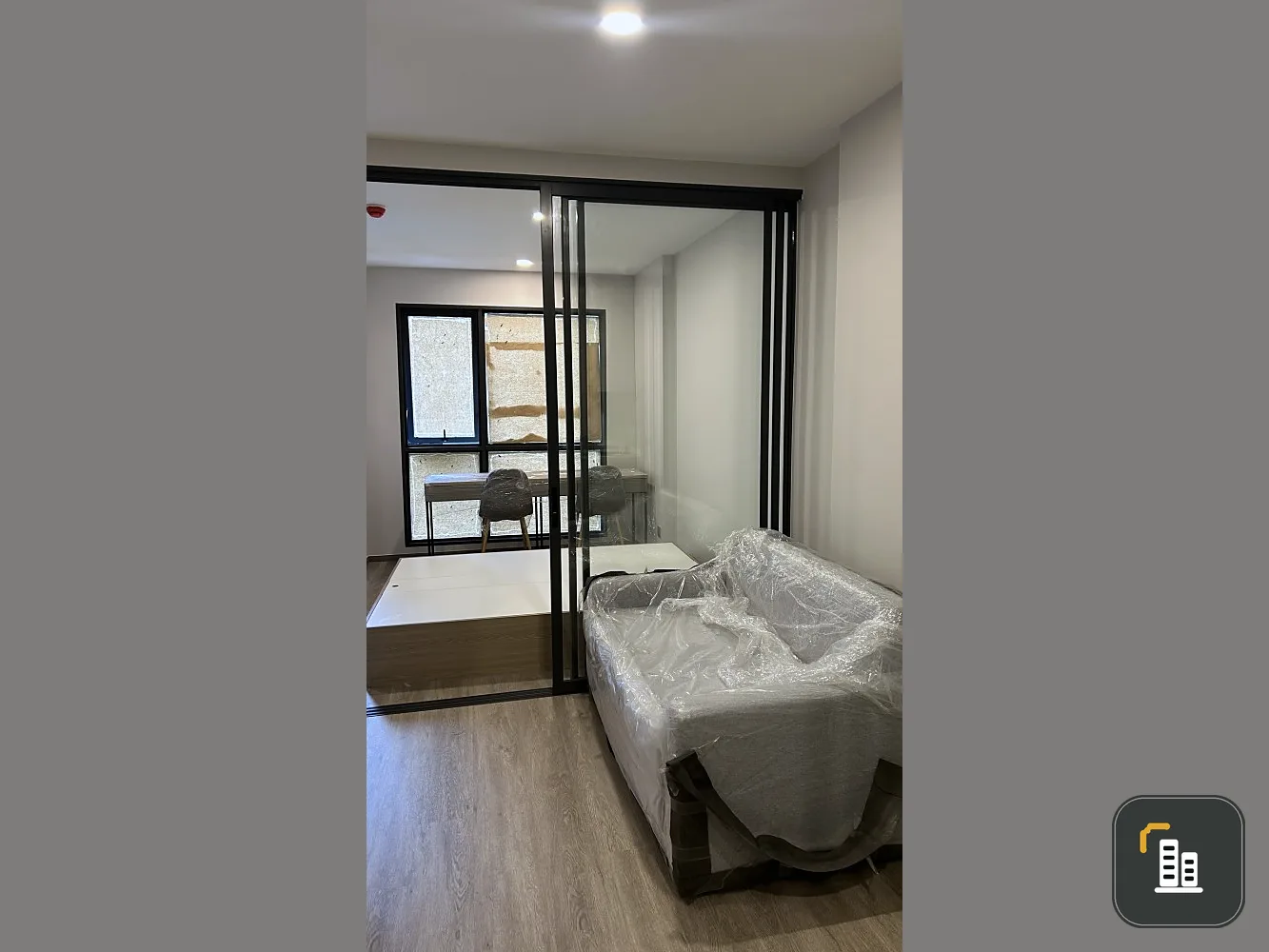 For rent Salaya One Residence, 4th floor, separate room, fully furnished, ready to move in, reserve now, urgently.