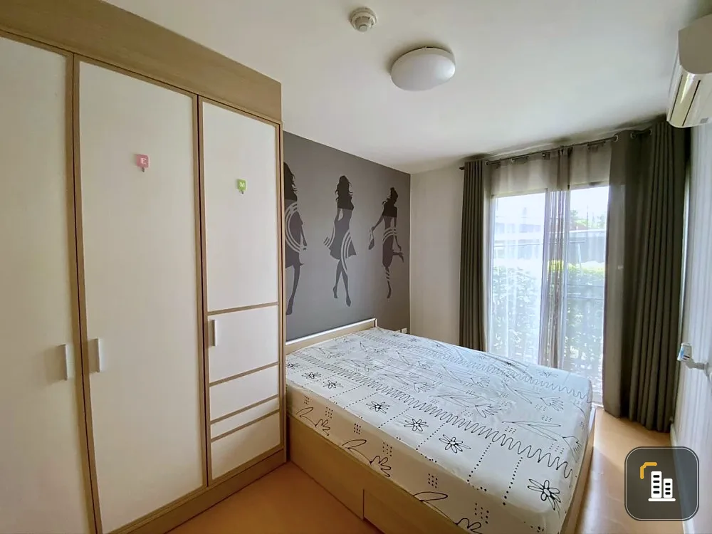 For sale, I Condo Sukhumvit 105, spacious room, worthwhile living space, fully furnished, come and reserve now, don't miss out.