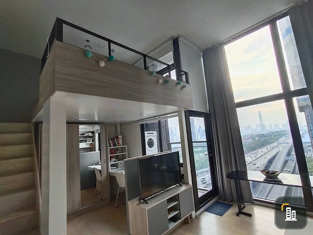 For sale: Chewathai Residence Asoke, Loft Duplex style room, fully furnished, ready to move in, reserve now, hurry!