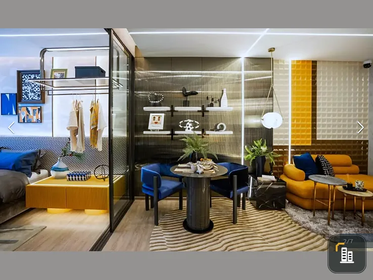 Selling down payment, Aspire Huai Khwang, 11th floor, spacious room, good location, convenient travel, interested, reserve now.