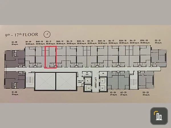 Selling down payment Aspire Onnut Station, 10th floor, north side, city view, river view, if interested, hurry up and reserve now!