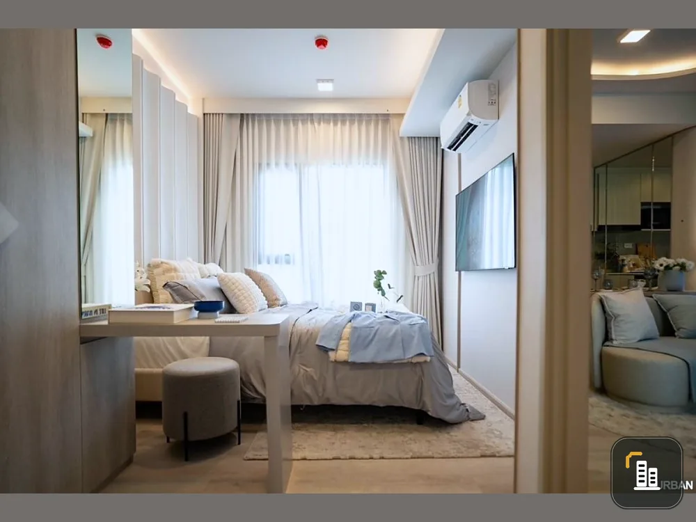 Selling down payment, Cobb Ratchada-Rama 9, high floor, corner room, spacious, private, book first, get it first.