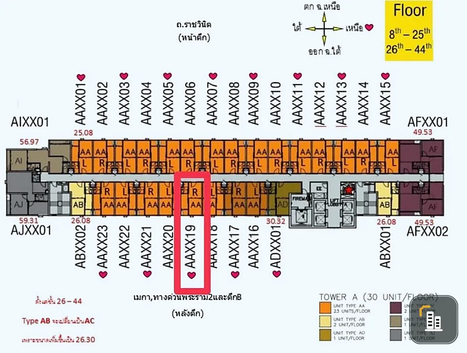 Selling down payment Now Mega View Mega Bangna & IKEA, built-in wardrobe and kitchen counter. Can you not reserve it?
