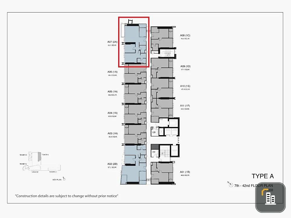Selling down payment, Wan Wela Na Chao Phraya, 21st floor, position A07, good project, nice location, reserve now, urgently.