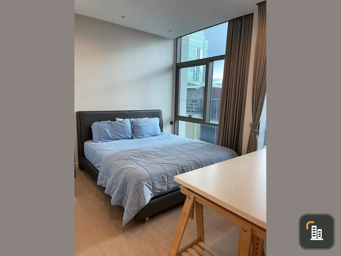 For sale: The Room Charoen Krung 30, 12th floor, bright and spacious room with electrical appliances, river view, don't just look.