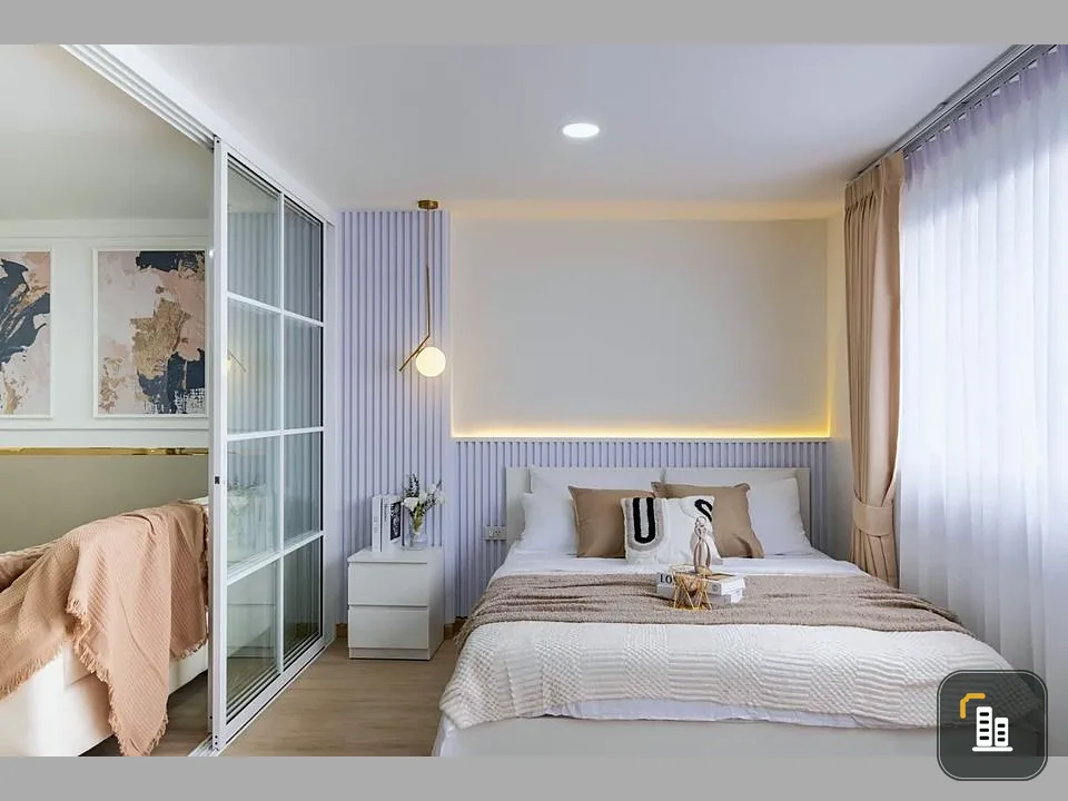 For sale: Lumpini Center Happyland Phase 1-4, beautiful room, exactly as advertised, fully furnished, decorated, no blocked view, must reserve.