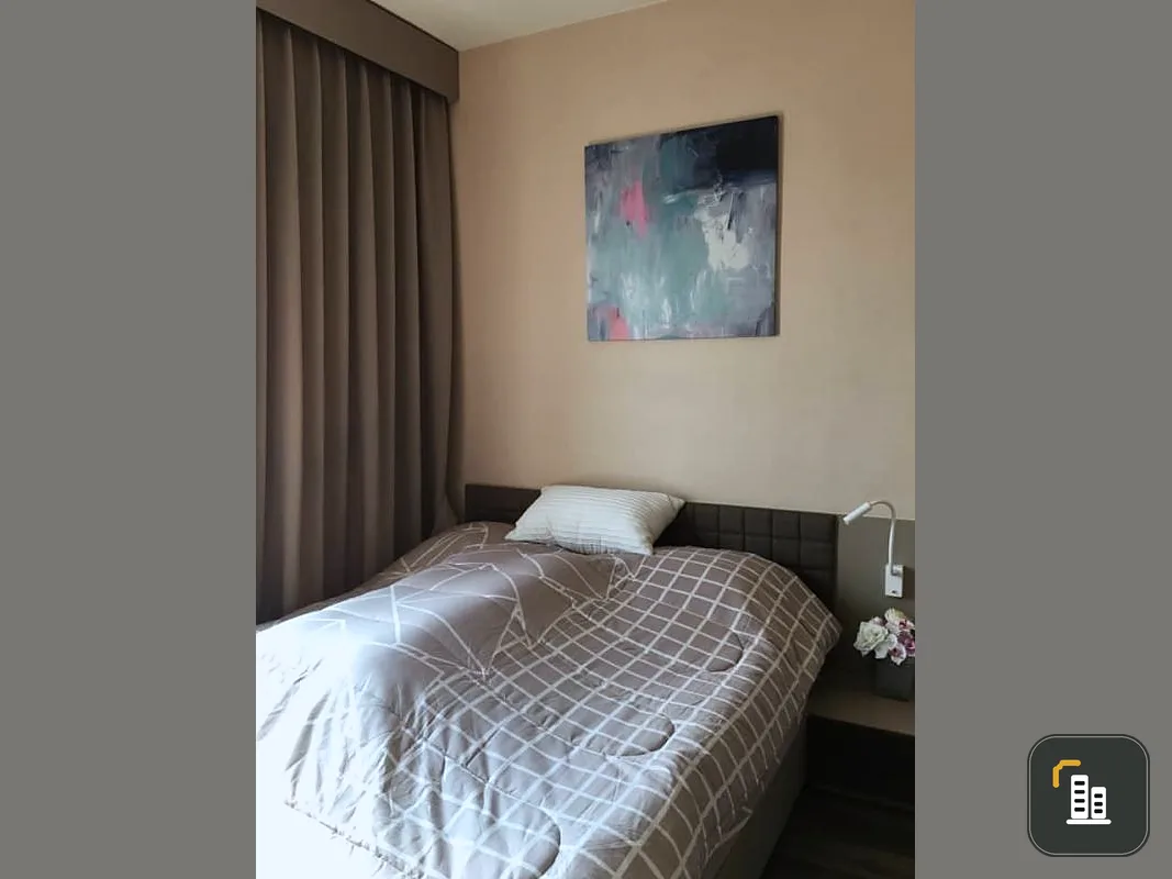 For rent, Teal Sathorn-Taksin, one bedroom room, located on the 15th floor, quiet and very beautiful view, fully furnished, book now.