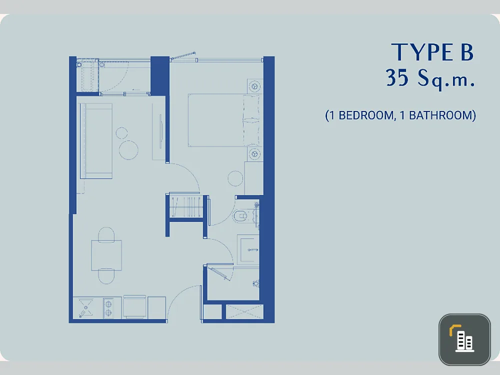 Selling down payment, Skyrise Avenue Sukhumvit 64, 3rd floor, not high floor, spacious room, pool view, hurry and book now!