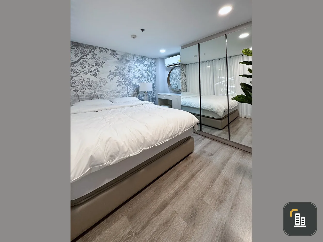 Condo for rent: Miti Chiva Kaset Station, beautifully decorated room, complete with furniture and electrical appliances. Hurry and reserve now.